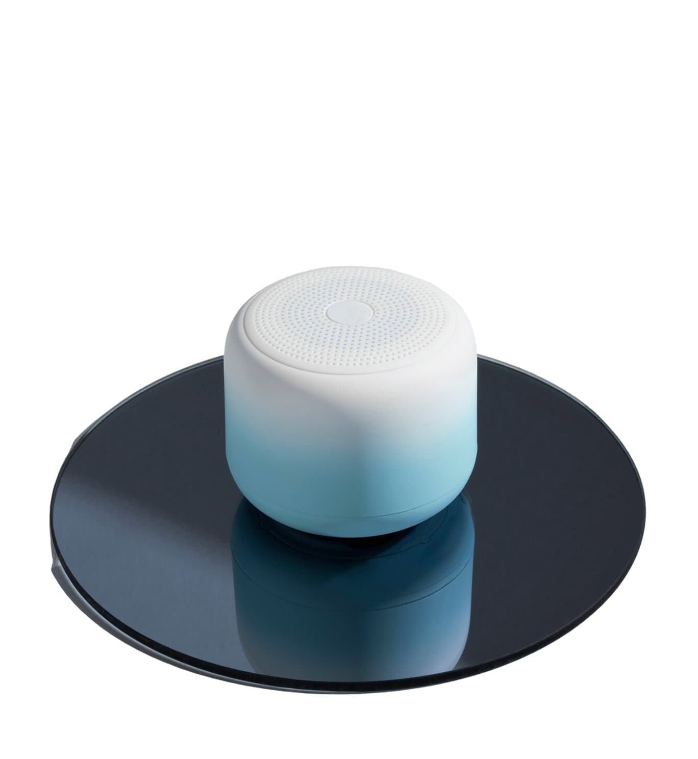 Compact smart speaker on a stand